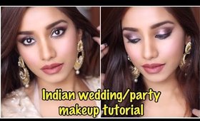 Wearable Indian bollywood inspired party makeup tutorial.