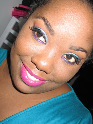 Next up on my channel....this look! Be sure to follow me at www.youtube.com/afrugalbeauty to see how I got this look