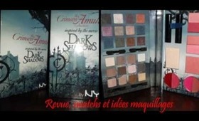 *SO YSL* Revue / Swatchs & looks de la palette NYX Dark Shadows