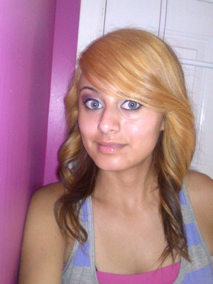 my new blonde and brown hair