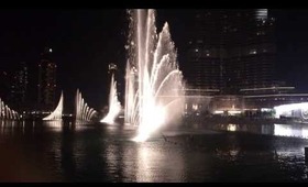 Spectacle des fontaines à Dubai / Show du Burj Khalifa
