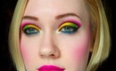 80's Neon Pop Art Makeup