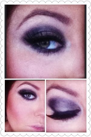 I created this look on myself for a night out with the girls!! Personally i love to do this look!! 