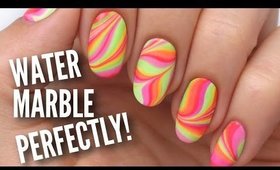 Water Marble Your Nails Perfectly!