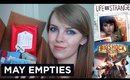 May Empties and Reviews - Makeup, Skincare, Videogames