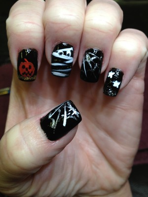 Halloween nails 