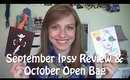 September Ipsy Review & October Ipsy Open Bag