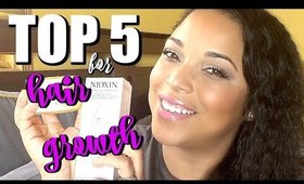 TOP 5 HAIR GROWTH Products for LOW HIGH Porosity RELAXED NATURAL Hair | MelissaQ