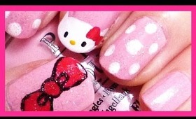 Hello Kitty Nails Tutorial