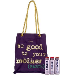 Tarte Be Good To Your Mother (Earth) 24.7 Reusable Natural Cotton Tote Set