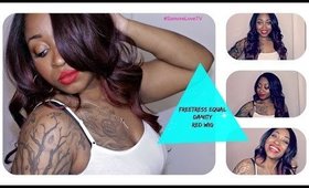 Freetress Invisible Brazilian L-Part Lace Wig:Danity  ft Lovely Lasean