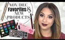 November/December Favorites & New Products | ArielHopeMakeup