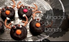 VENADOS EN DONUTS - postres navideños