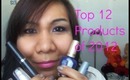 Top 12 Products of 2012 Tag! (Unedited)