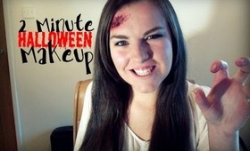 2 Minute Halloween Makeup!