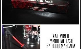 Kat Von D Immortal Lash 24 Hour Mascara | Demo and Review