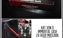 Kat Von D Immortal Lash 24 Hour Mascara | Demo and Review