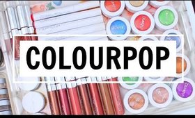 HUGE COLOURPOP HAUL + NEW PRODUCTS!