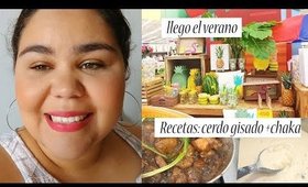 Tengo Gripe, decoraciones de verano, cocinando mucho | Kittypinky