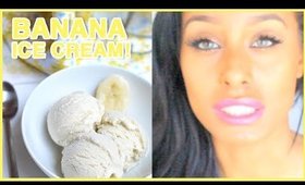 Easy Banana Ice Cream Recipe (2 Minute Treat)