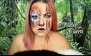 Last Minute Halloween Tutorial : Half Face Tiger Girl - Mitad Tigresa Difras Ultima Hora
