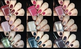Zoya Sophisticates Collection Live Swatch + Review!