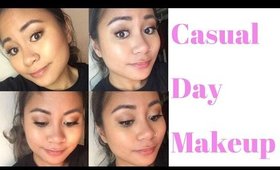 Casual day makeup