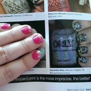 So proud and excited to make it into nail it magazine 