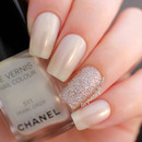 Chanel Pearl Drop Birthday Nails