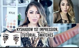 Kylie KYSHADOW 1st Impression, Tutorial, Swatches