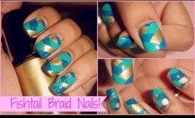 Fishtail Braid Nail Tutorial!