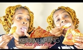 KETO MUKBANG | DONT LET THEM TELL YOU HOW TO DO KETO!