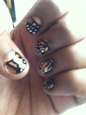 My inspiration was the monarch butterfly :)