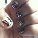 monarch butterfly nails