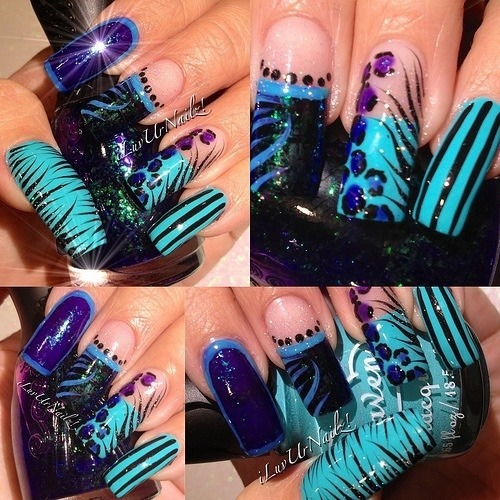 Turquoise Nails | iLuvUrNailz J.’s (iLuvUrNailz) Photo | Beautylish