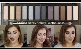 3 Looks 1 Palette: Urban Decay Naked Smoky Palette | Bailey B.