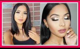 Silver Glam Smokey Eye Tutorial | FULL FACE!!! Diana Saldana