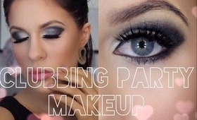 ♡ Glam Clubbing Party Makeup - Smokes and Sparkles ♡