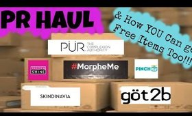 PR Haul Ft PUR Cosmetics, Skindinavia & More + How YOU can get free stuff too!  | #KaysWays