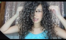 Curls of the day: products I used + curly hair talk!
