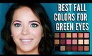 Best Fall Cranberry Eyeshadows for Green Eyes | Pt. 1 of a 2 part series | mathias4makeup