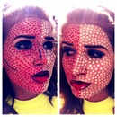 Pop Art Halloween Makeup | Lemonrevolution