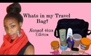 ✄Hair|Whats in my Travel Bag- Natural Hair Edition