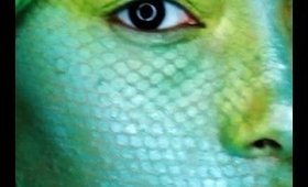 Fish Scale Design- Halloween Makeup Tutorial