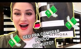 GASTEI 1000 REAIS NA SEPHORA COM MAKES QUE VOCÊS ESCOLHERAM 🔥 | Duda Fernandes