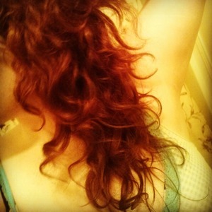 My natural crazy curly hair!