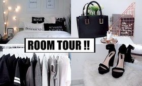 MINIMALISTIC PINTEREST INSPIRED ROOM TOUR!! 2017