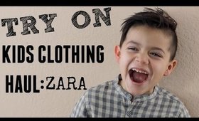 KIDS CLOTHING HAUL + TRY ON : ZARA | SCCASTANEDA