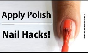 Paint Nails Perfectly / Nail Hacks Every Girl Should Know (SuperWowStyle Nail Art Videos)