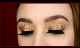 Princess Crown Makeup // Crown Eyelid Makeup Tutorial